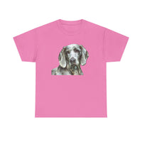 Weimaraner 'Greyson' Unisex Heavy Cotton Tee