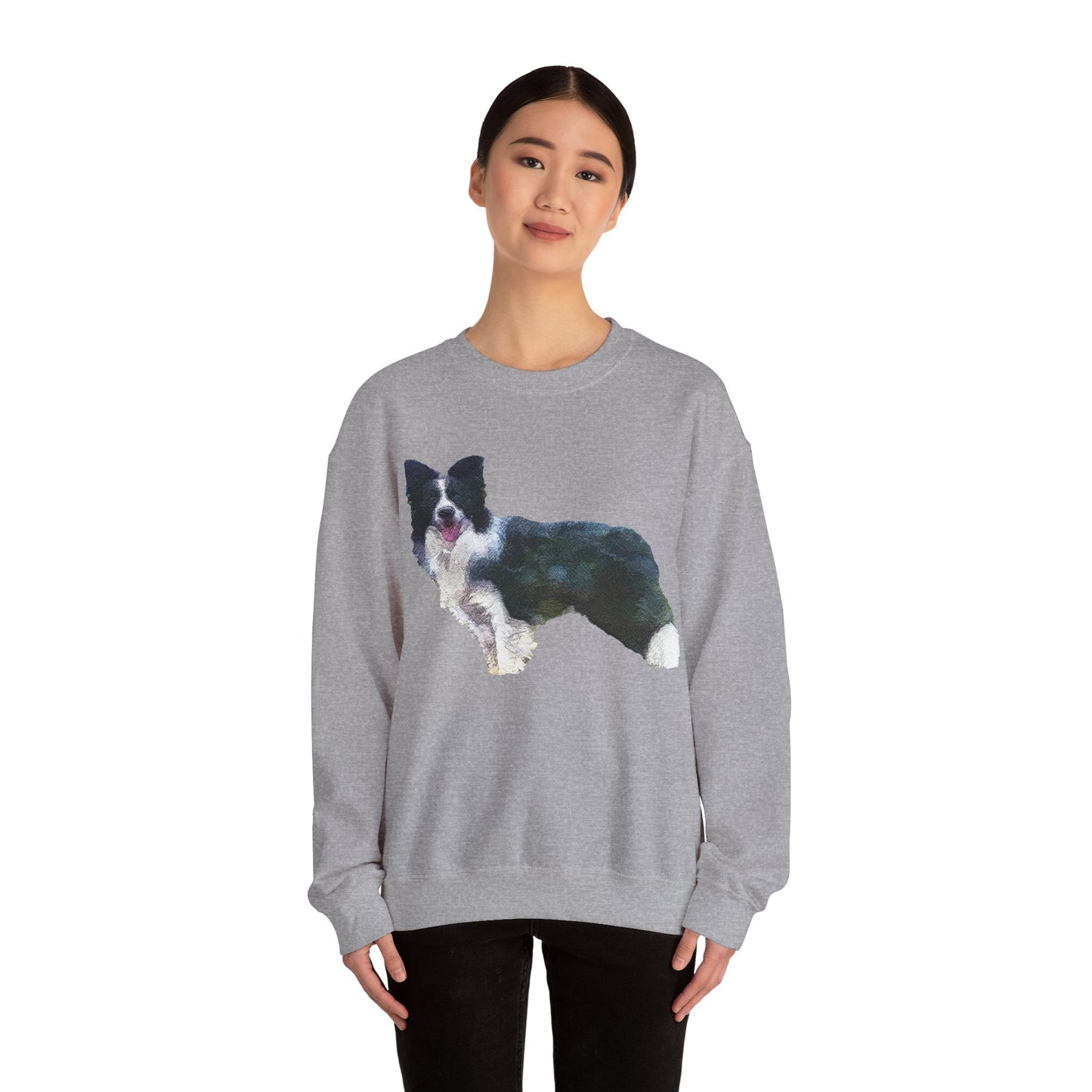 Border Collie 'Andrew' Unisex Crewneck Sweatshirt