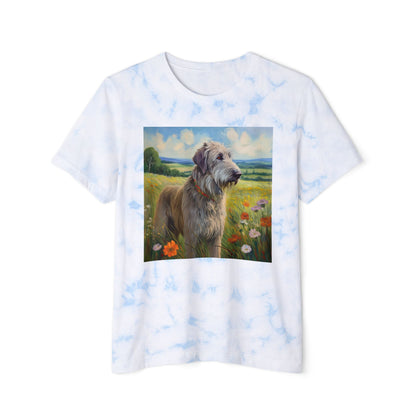 Irish Wolfhound Unisex FWD Fashion Tie-Dyed T-Shirt