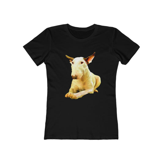 English Bull Terrier - Women's Slim Fit Ringspun Cotton T-Shirt