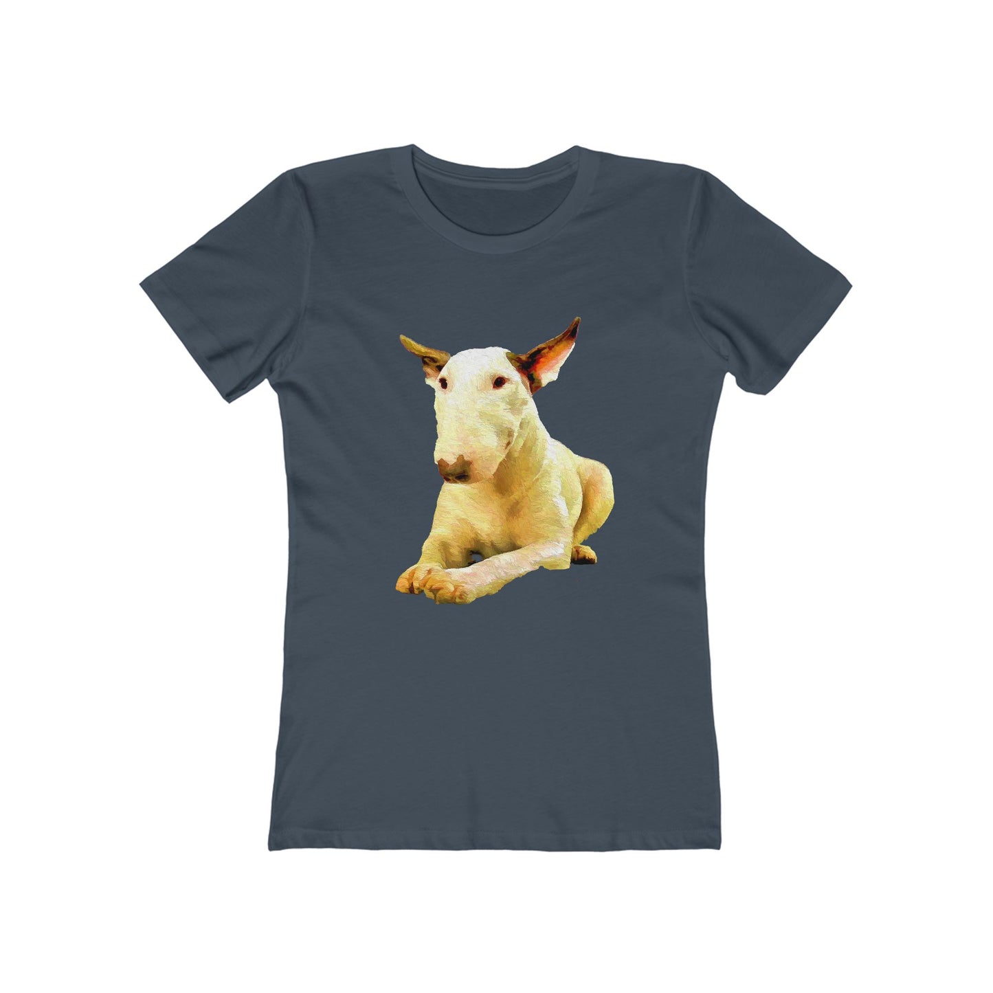 English Bull Terrier - Women's Slim Fit Ringspun Cotton T-Shirt