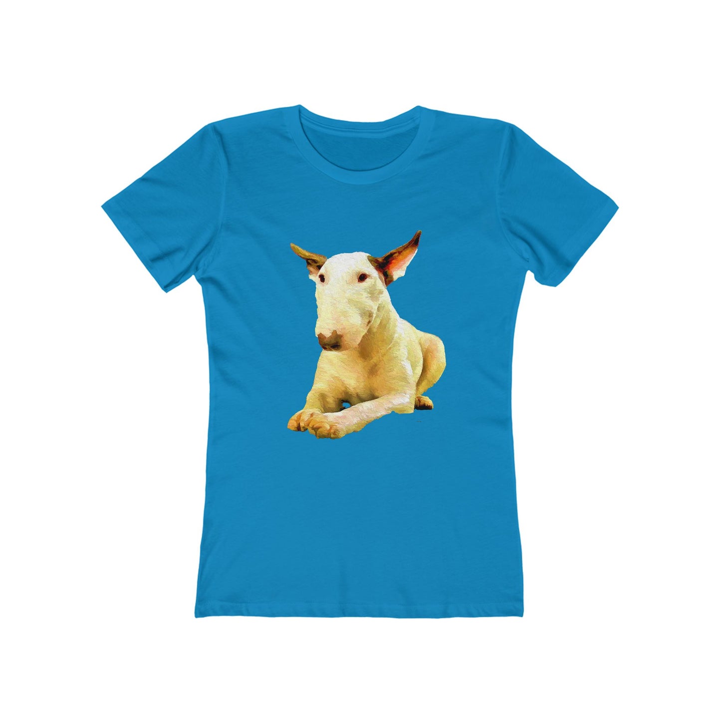 English Bull Terrier - Women's Slim Fit Ringspun Cotton T-Shirt