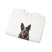 Blue Heeler 'Bailey' - Australian Cattle Dog Unisex 50/50 Crewneck Sweatshirt