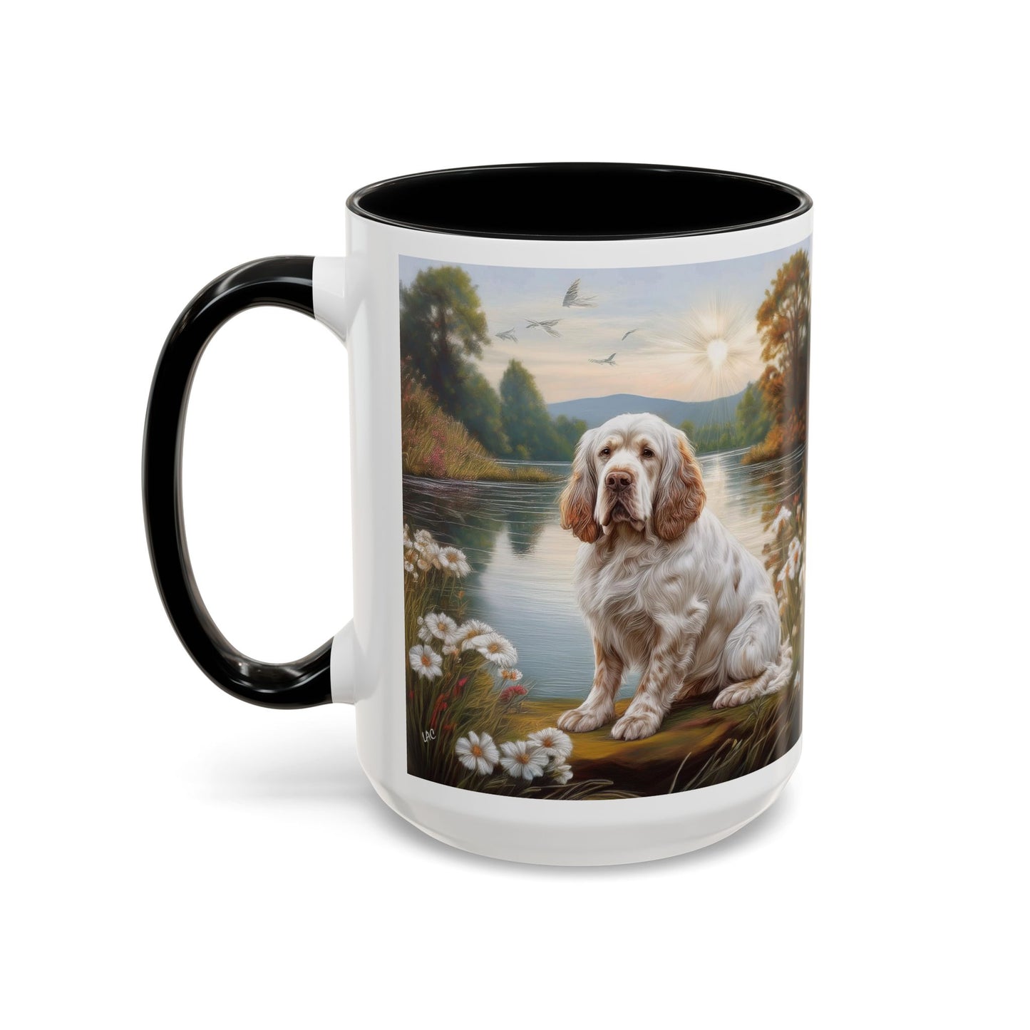 Clumber Spaniel Fine Art Ceramic Accent Coffee Mug