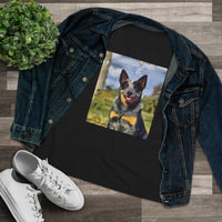 Blue Heeler - Australian Cattle Dog 'Bailey' Women's Relaxed Fit Cotton Tee