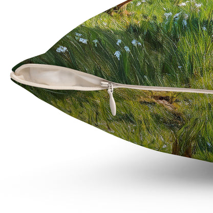 Bloodhound Spun Polyester Throw Pillow