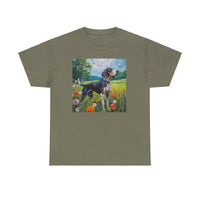 Bluetick Coonhound -- Unisex Heavy Cotton Tee