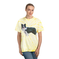 Border Collie '#1' Cyclone Tie-Dye Tee