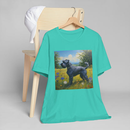 Kerry Blue Terrier Unisex Lightweight Jersey T-Shirt