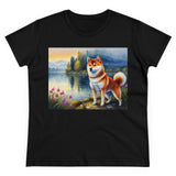 Shiba Inh Women's Midweight Cotton Tee