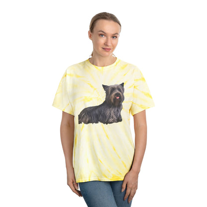 Skye Terrier Tie-Dye Tee, Cyclone