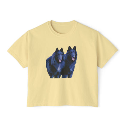 Belgian Shepherd Women's Oversized Boxy Tee
