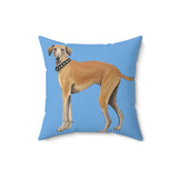 Sloughi - Arabian Greyhound - Spun Polyester Throw Pillow