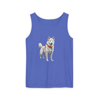 Yakutian Laika  Unisex Relaxed Fit Garment-Dyed Tank Top