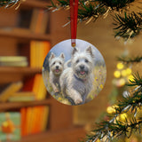 Cairn Terriers  -  Christmas Tree Metal Ornaments