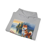 Shiba Inu Unisex 50/50 Hooded Sweatshirt