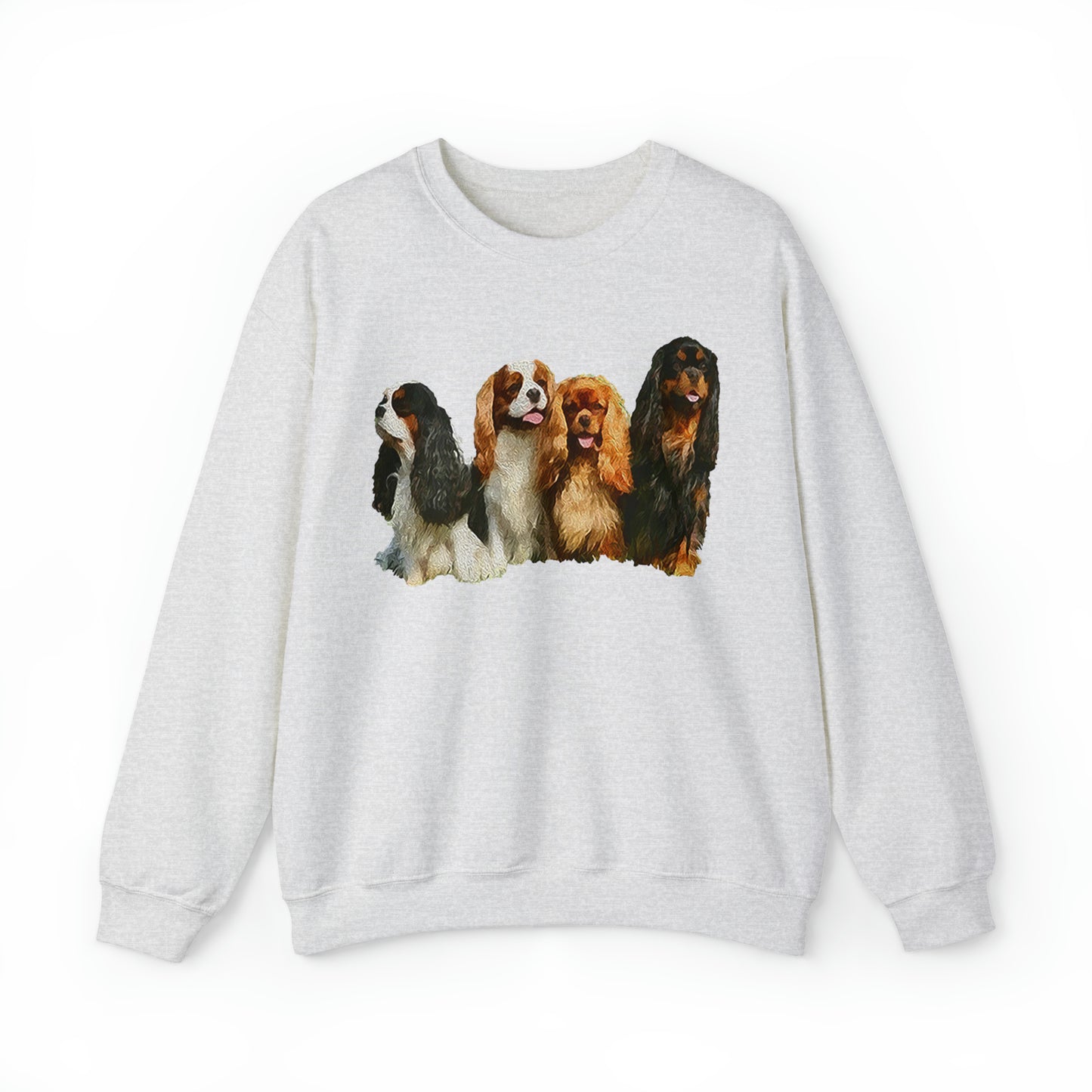 King Charles Spaniels 'Cavalier Club' Unisex Crewneck Sweatshirt