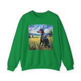 Doberman Pinscher Unisex 50/50 Crewneck Sweatshirt