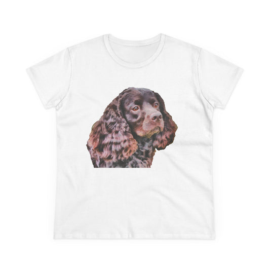 American Water Spaniel Women's Midweight Cotton Tee