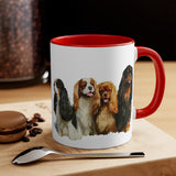 King Charles Spaniels 'Cavalier Club' Accent Coffee Mug, 11oz