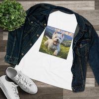 Westie #2 - Women's Relaxed Fit Cotton Tee