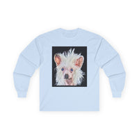 Chinese Crested Unisex Cotton Long Sleeve Tee