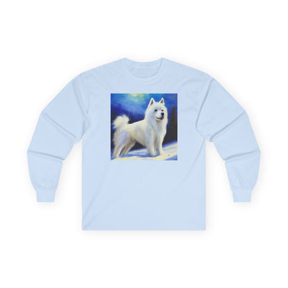 American Eskimo Dog Cotton Long Sleeve Tee