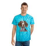 German Wirehaired Pointer Classic Tie-Dye Tee, Cyclone