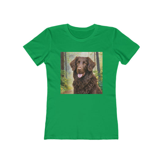 Curly-Coated Retriever - Women's Slim Fitted Ringspun Cotton Tee