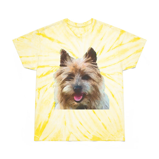 Cairn Terrier 'Toto' Unisex Tie-Dye Tee - Cyclone Vibes