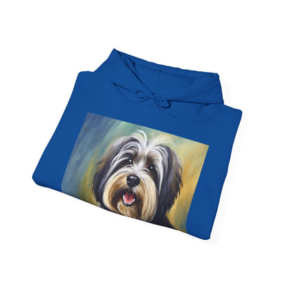 Tibetan Terrier 50/50 Hooded Sweatshirt