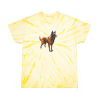 Belgian Tervuren Tie-Dye Tee in Cyclone