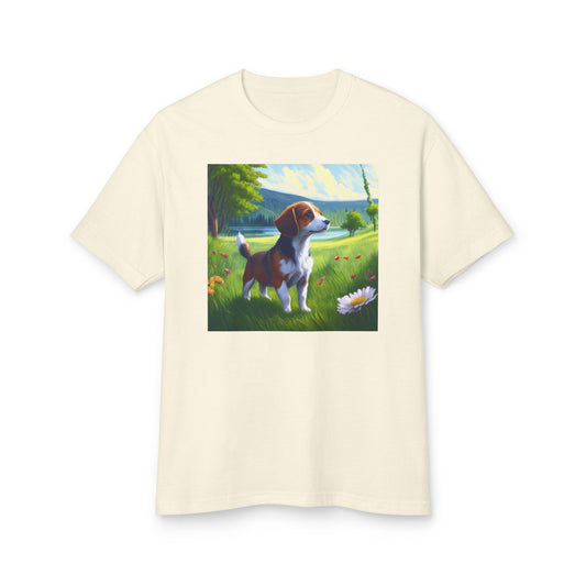 Drever Puppy - Unisex Relaxed Fit Heavyweight Cotton Tee