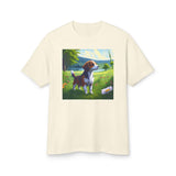 Drever Puppy - Unisex Relaxed Fit Heavyweight Cotton Tee