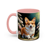 Welsh Corgi Puppy - Accent Coffee Mug (11, 15oz)