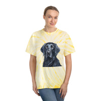 Flat-Coated Retriever Classic Tie-Dye Tee, Cyclone