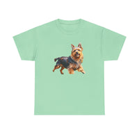 Australian Terrier Unisex Heavy Cotton Tee