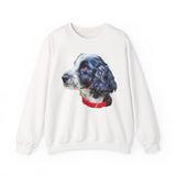 English Cocker Spaniel 'Tango' Unisex 50/50 Crewneck Sweatshirt