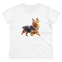 Australian Terrier Women's Midweight Cotton Tee