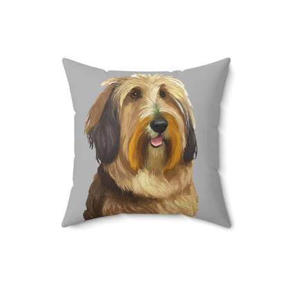 Bergamasco - Spun Polyester Square Throw Pillow