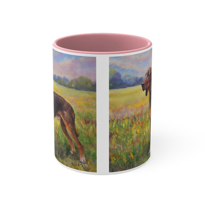 Plott Hound 11oz Ceramic Accent Mug