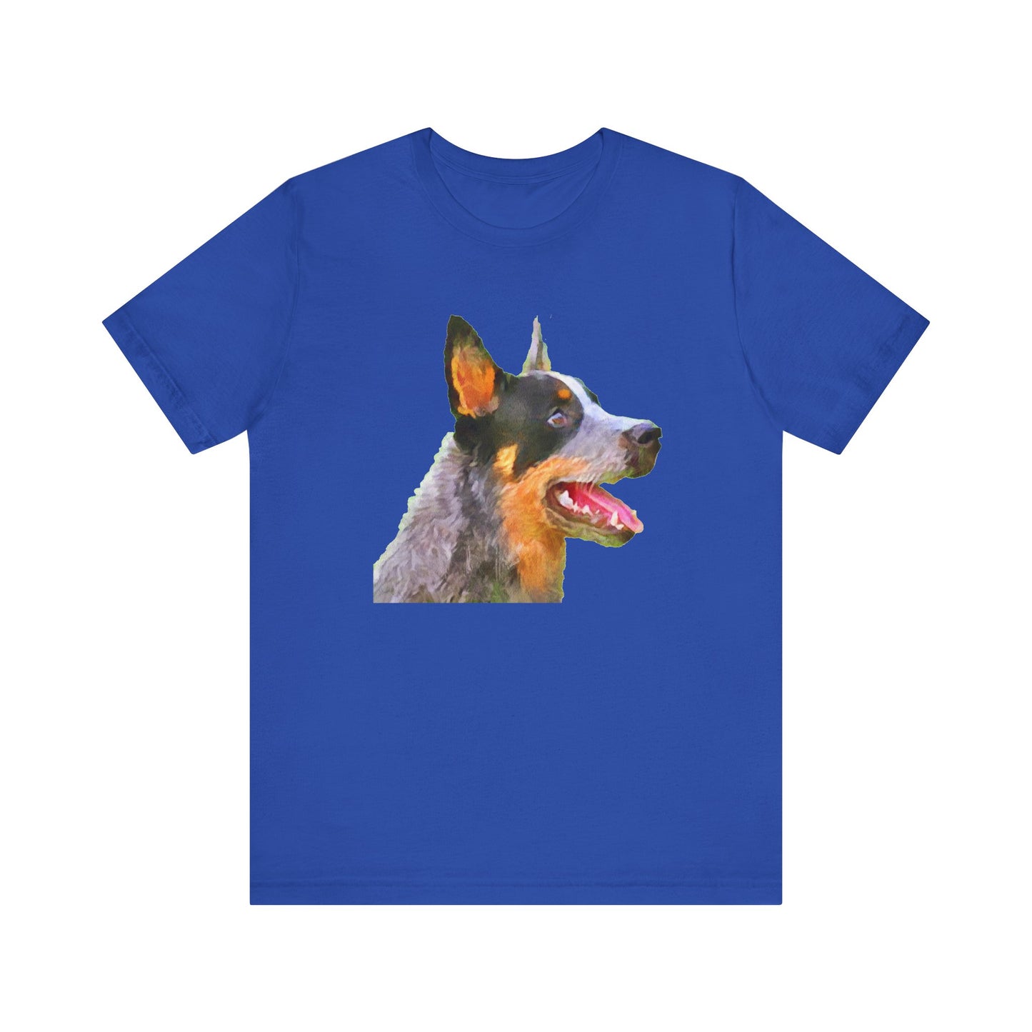 Blue Heeler - Australian Cattle Dog 'Percy' Unisex Jersey Short Sleeve Tee