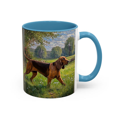 Bloodhound Ceramic Accent Coffee Mug