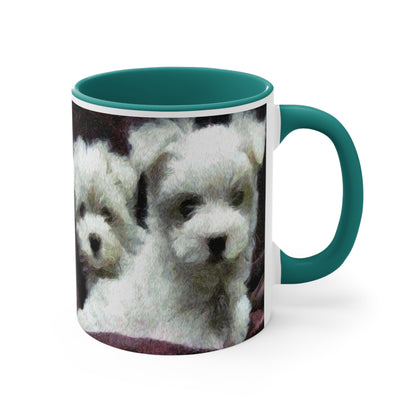 Maltese Accent Coffee Mug, 11oz