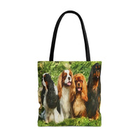 King Charles Spaniels 'Cavalier Club' Tote Bag