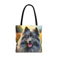 Keeshond Polyester Tote Bag (AOP)