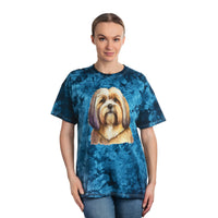 Lhasa Apso Classic Tie-Dye Tee, Crystal