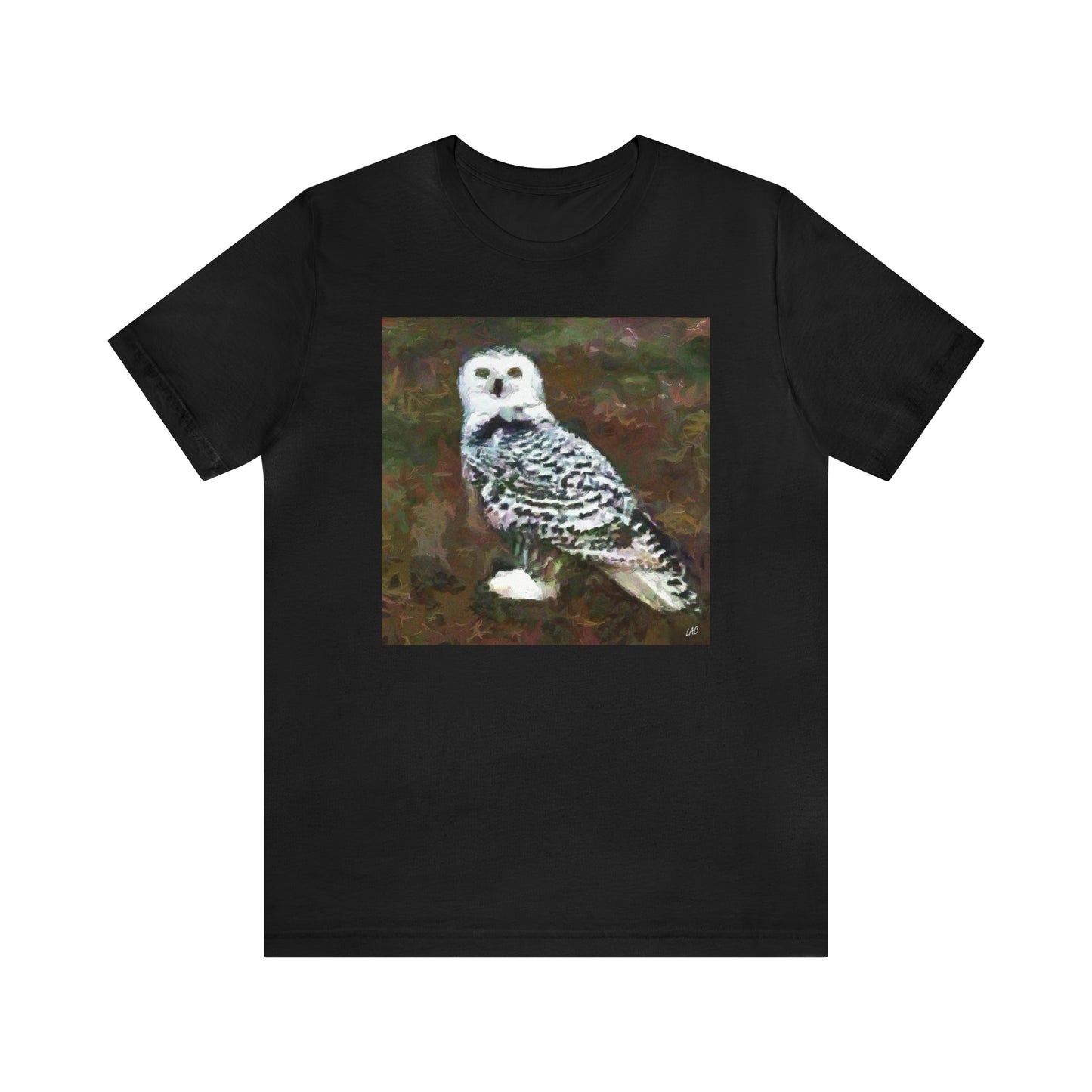 Snowy White Owl - -  Classic Jersey Short Sleeve Tee