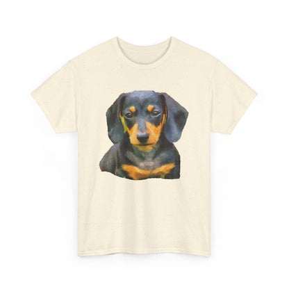 Dachshund Doxie Delight Unisex Heavy Cotton Tee