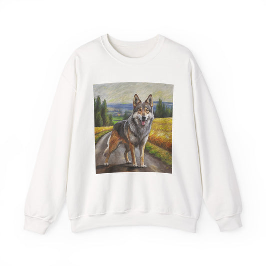 Czechoslovakian Vlcak -Unisex 50/50 Crewneck Sweatshirt